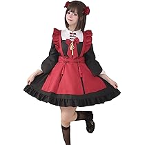 Amazon.co.jp: [YAISHN] メイド服 ゴスロリ 可愛い ロリータ